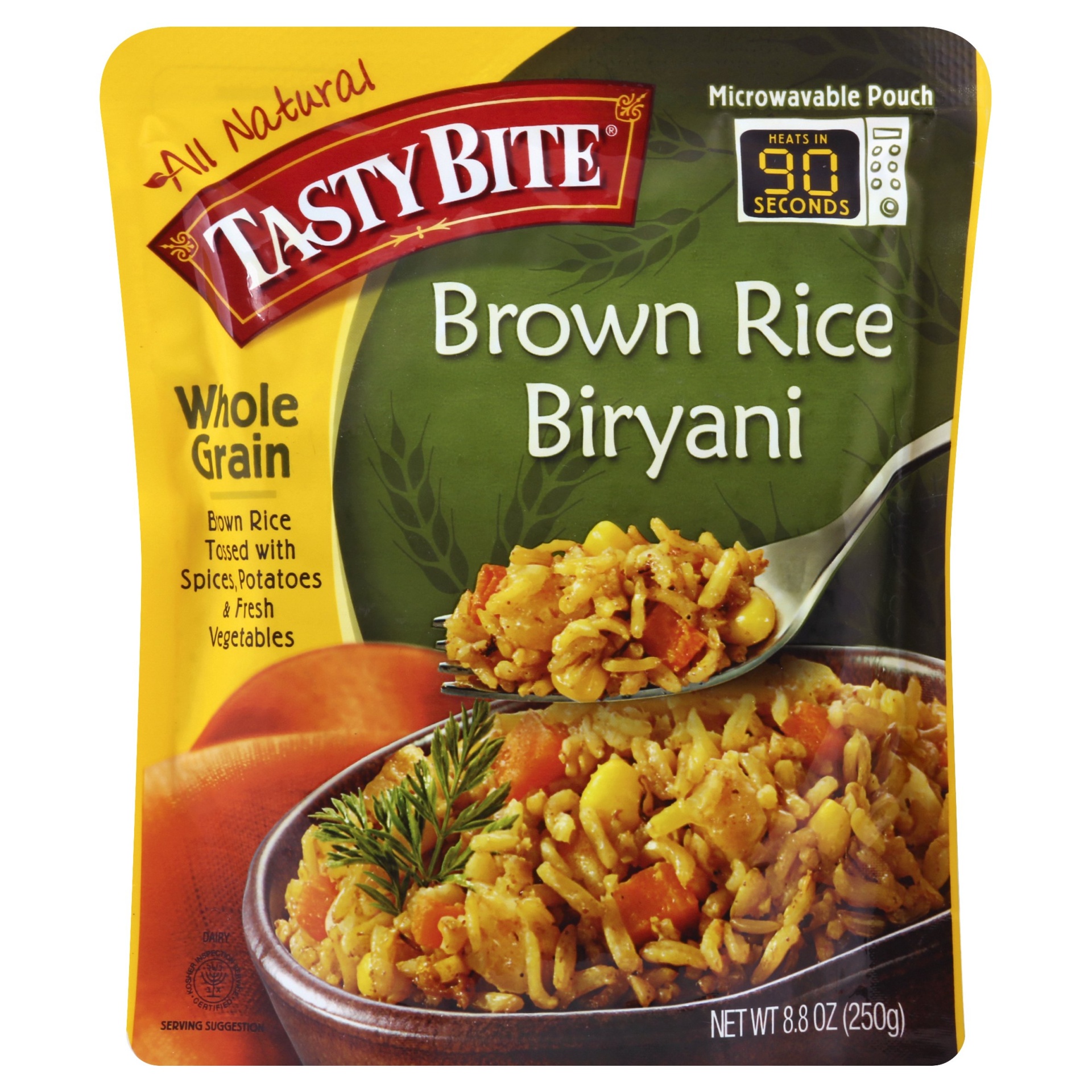 slide 1 of 1, Tasty Bite Rice Brown Rice Birani Whole, 8.8 oz