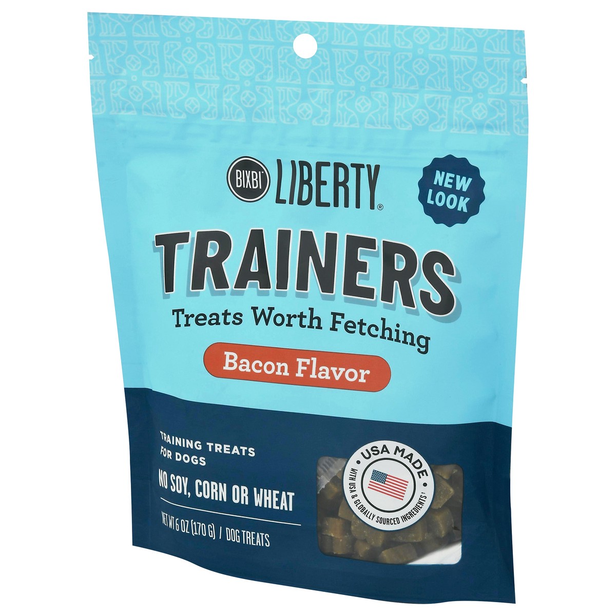 slide 9 of 9, Liberty Trainers Bacon Flavor Dog Treats 6 oz, 6 oz