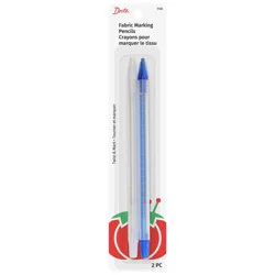 Dritz Fabric Pencils Blue/White, 2 pc