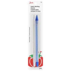 Dritz Fabric Pencils Blue/White, 2 pc