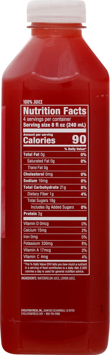 slide 7 of 9, Evolution Fresh Mighty Watermelon Cold-Pressed Vegetable & Fruit Juice Blend 32 oz., 32 fl oz