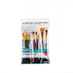 Royal & Langnickel All Media Taklon Variety Brush Value Pack