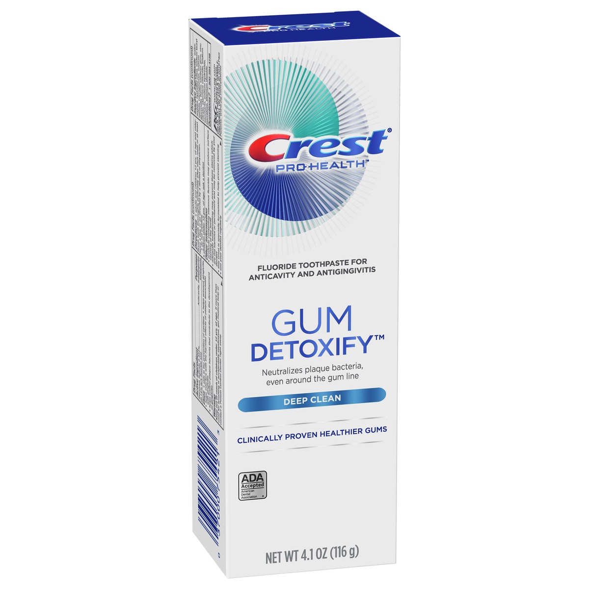 slide 2 of 4, Crest Detoxify Deep Clean Toothpaste, 4.1 oz