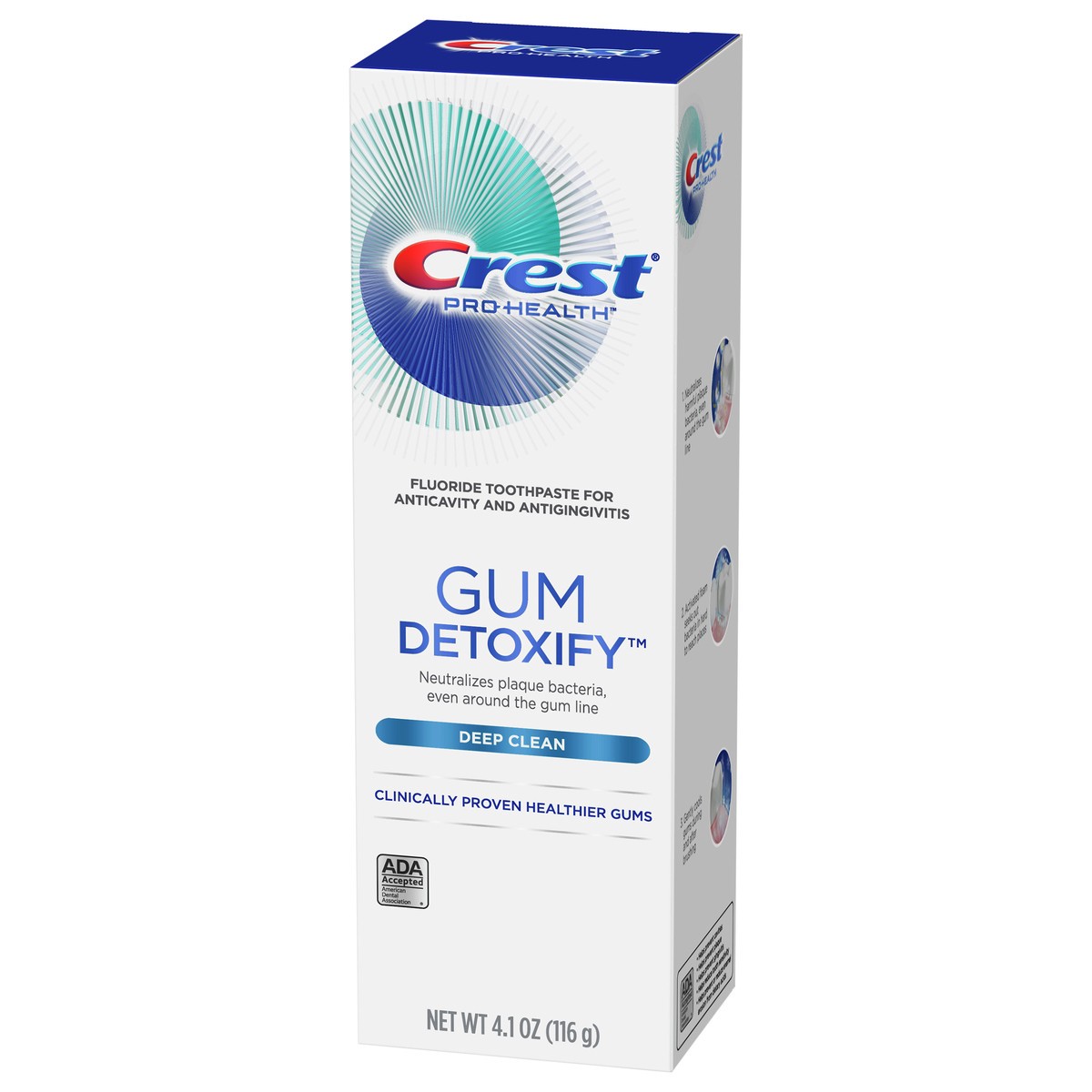 slide 3 of 4, Crest Detoxify Deep Clean Toothpaste, 4.1 oz