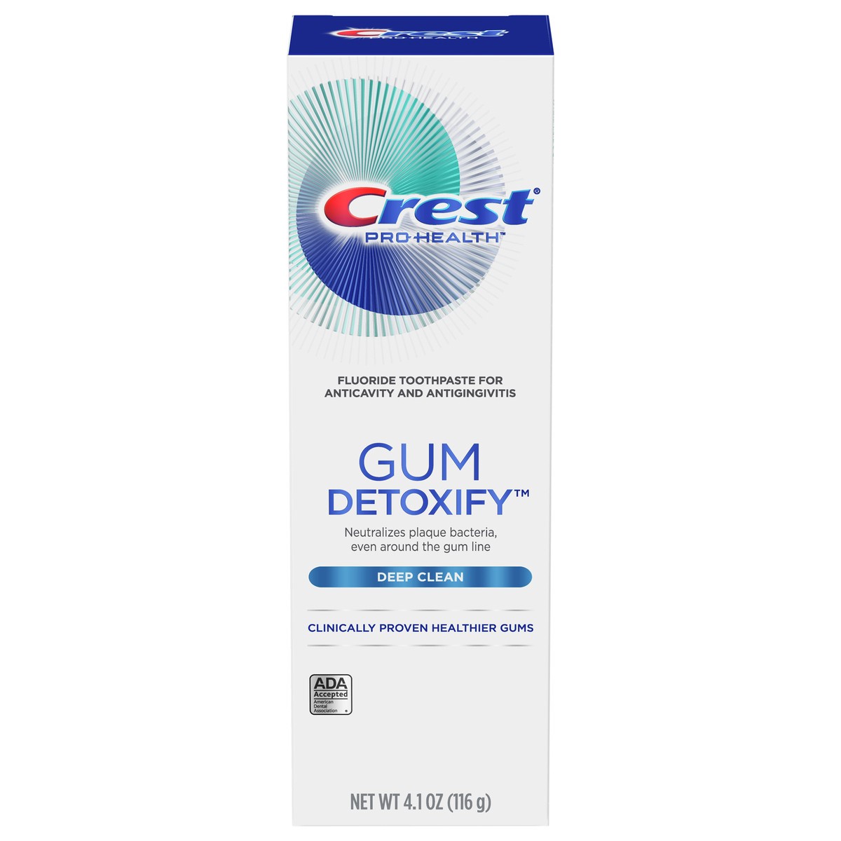 slide 1 of 4, Crest Detoxify Deep Clean Toothpaste, 4.1 oz