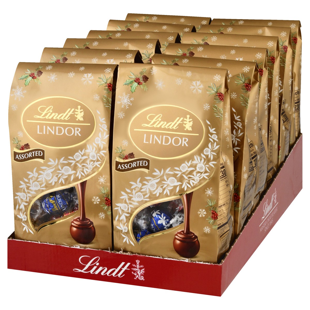 slide 2 of 8, Lindt Lindor Assorted Chocolate Truffles, 7.2 oz