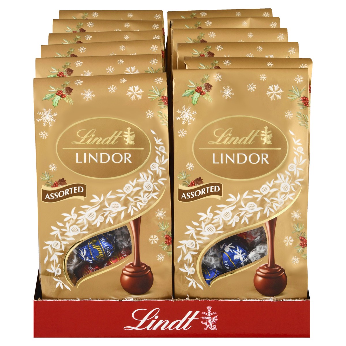 slide 1 of 8, Lindt Lindor Assorted Chocolate Truffles, 7.2 oz