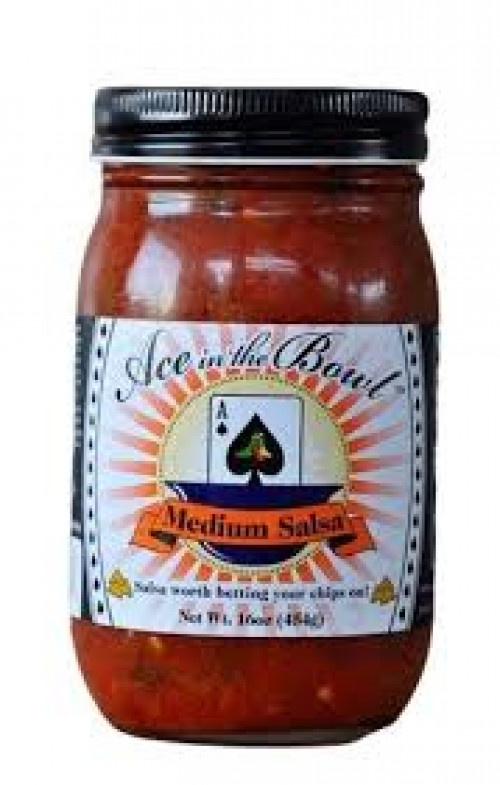 slide 1 of 1, Ace in the Bowl Medium Salsa, 16 oz