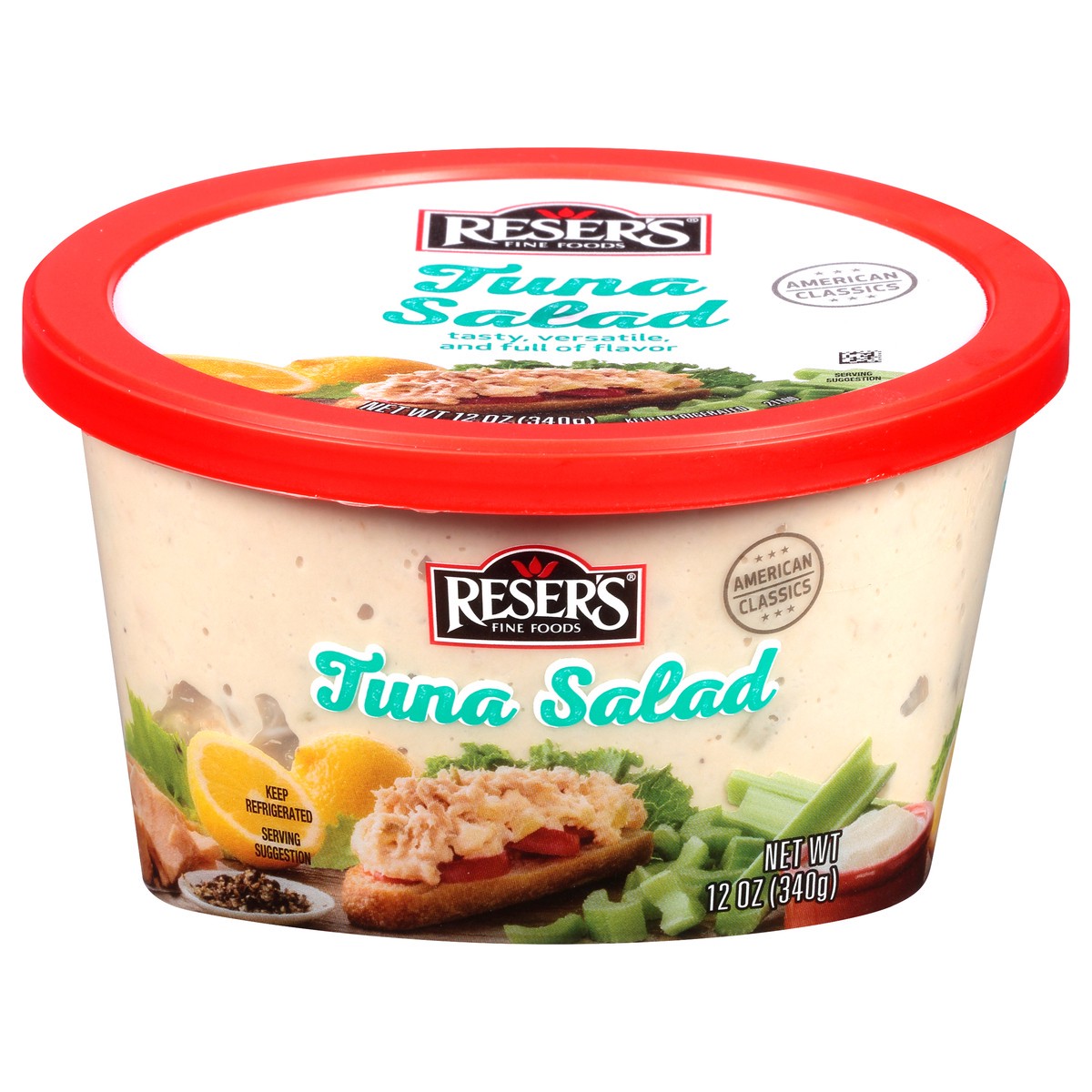 slide 1 of 7, Reser's Tuna Salad, 12 oz