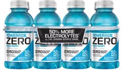 POWERADE Electrolyte Enhanced Zero Sugar Mixed Berry Sports Drink, 12 fl oz, 8 count bottles