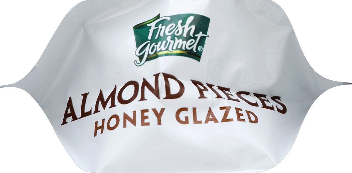 slide 4 of 4, Fresh Gourmet Honey Glazed Almond Pieces, 3.5 oz