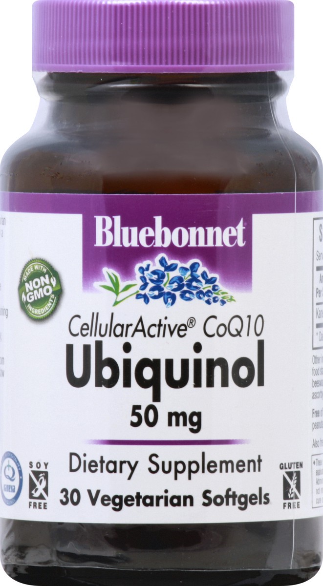 slide 3 of 10, Bluebonnet Nutrition Ubiquinol 30 ea, 30 SG