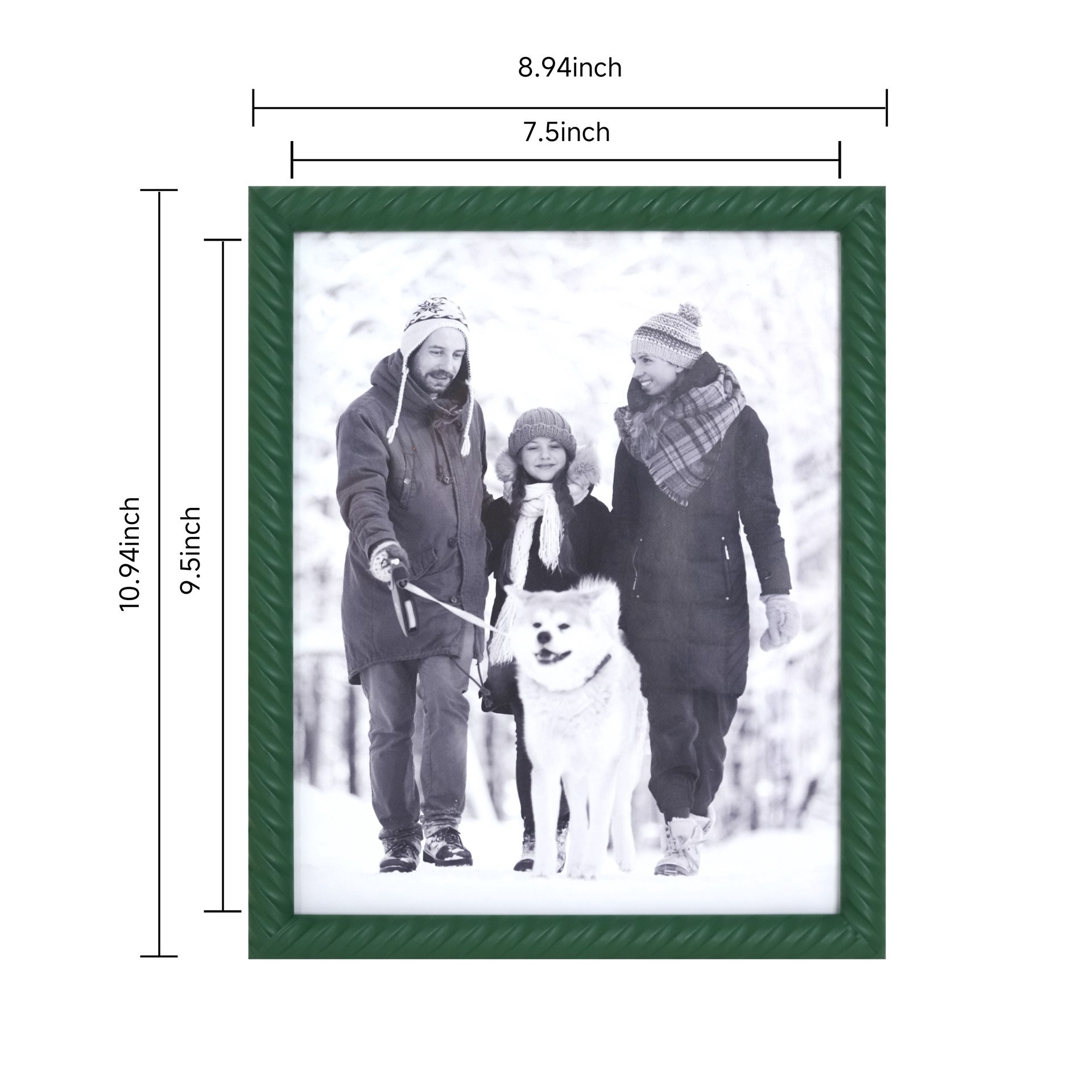 slide 2 of 6, 8" X 10" Rope Texture Plastic Frame By Studio Decor, 8 in x 10 in