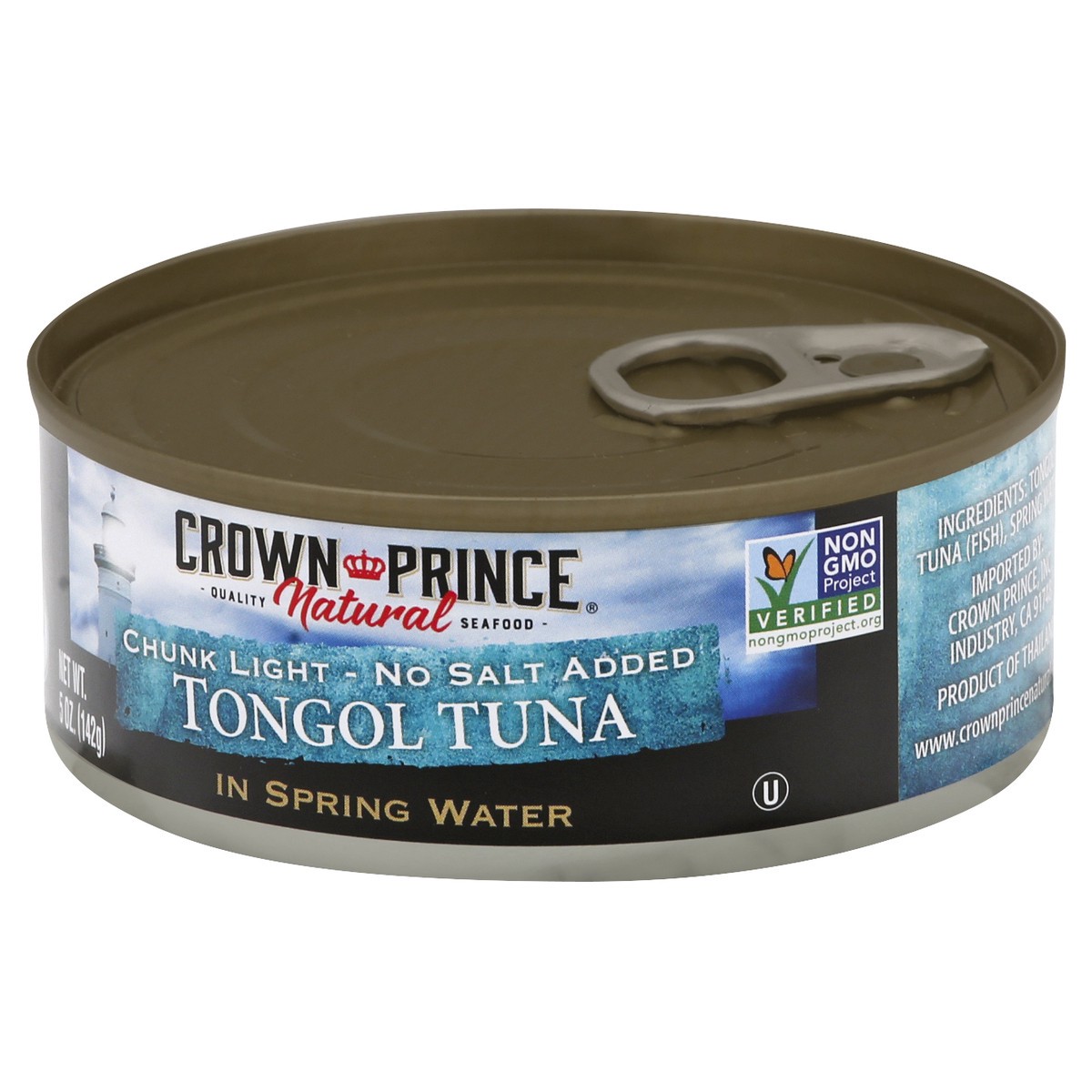 slide 3 of 12, Crown Prince Chunk Light No Salt Added Tongol Tuna 5 oz, 5 oz