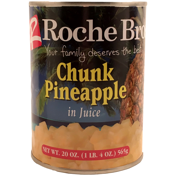 slide 1 of 1, Roche Bros. Chunk Pineapple, 20 oz