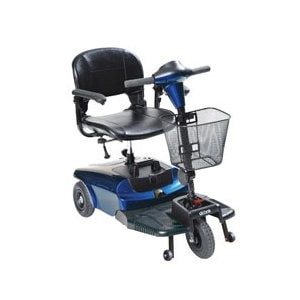 slide 1 of 1, Drive Medical Bobcat 3 Wheel Compact Scooter Blue, 1 ct