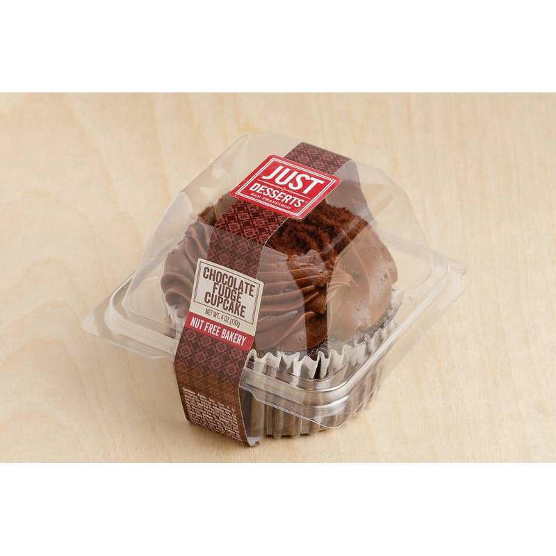 slide 2 of 3, Just Desserts All Natural Chocolate Cupcakes - 4oz, 4 oz