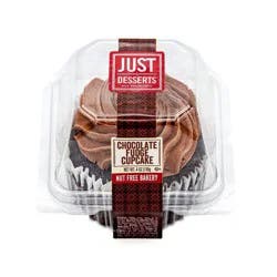 Just Desserts All Natural Chocolate Cupcakes - 4oz