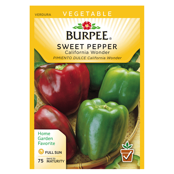 slide 1 of 1, Burpee Pepper Sweet California Wonder Seeds, 1 ct