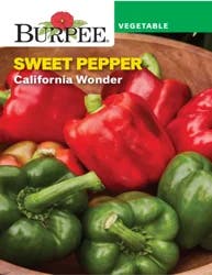 Burpee Pepper Sweet California Wonder Seeds