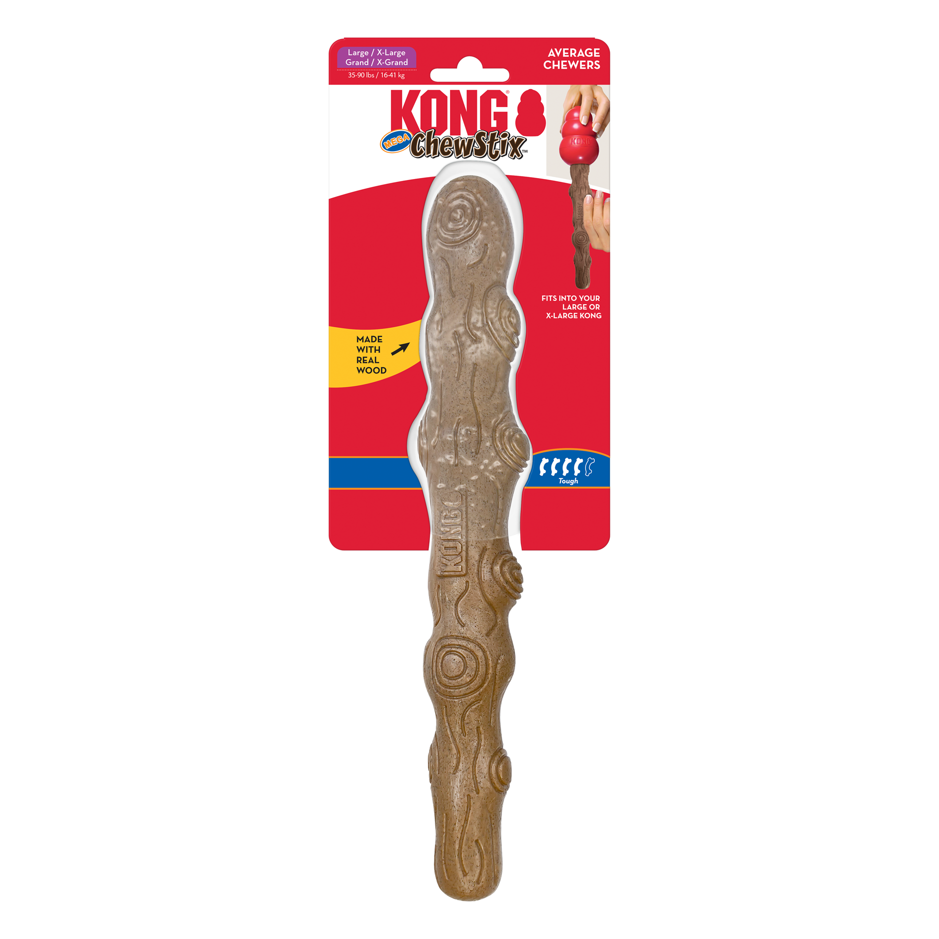 slide 3 of 3, Kong Tough Mega Chewstix, 1 ct
