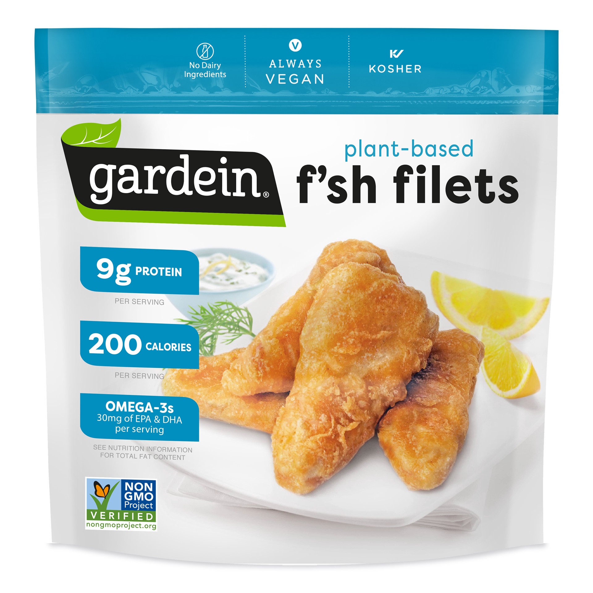 slide 1 of 6, Gardein Golden Fishless Filets, 10.1 oz