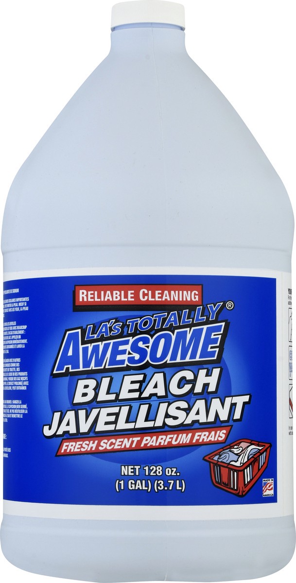 slide 4 of 9, LA's Totally Awesome Fresh Scent Bleach 128.0 oz, 128 oz