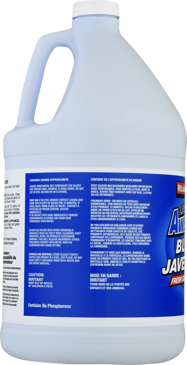 slide 8 of 9, LA's Totally Awesome Fresh Scent Bleach 128.0 oz, 128 oz
