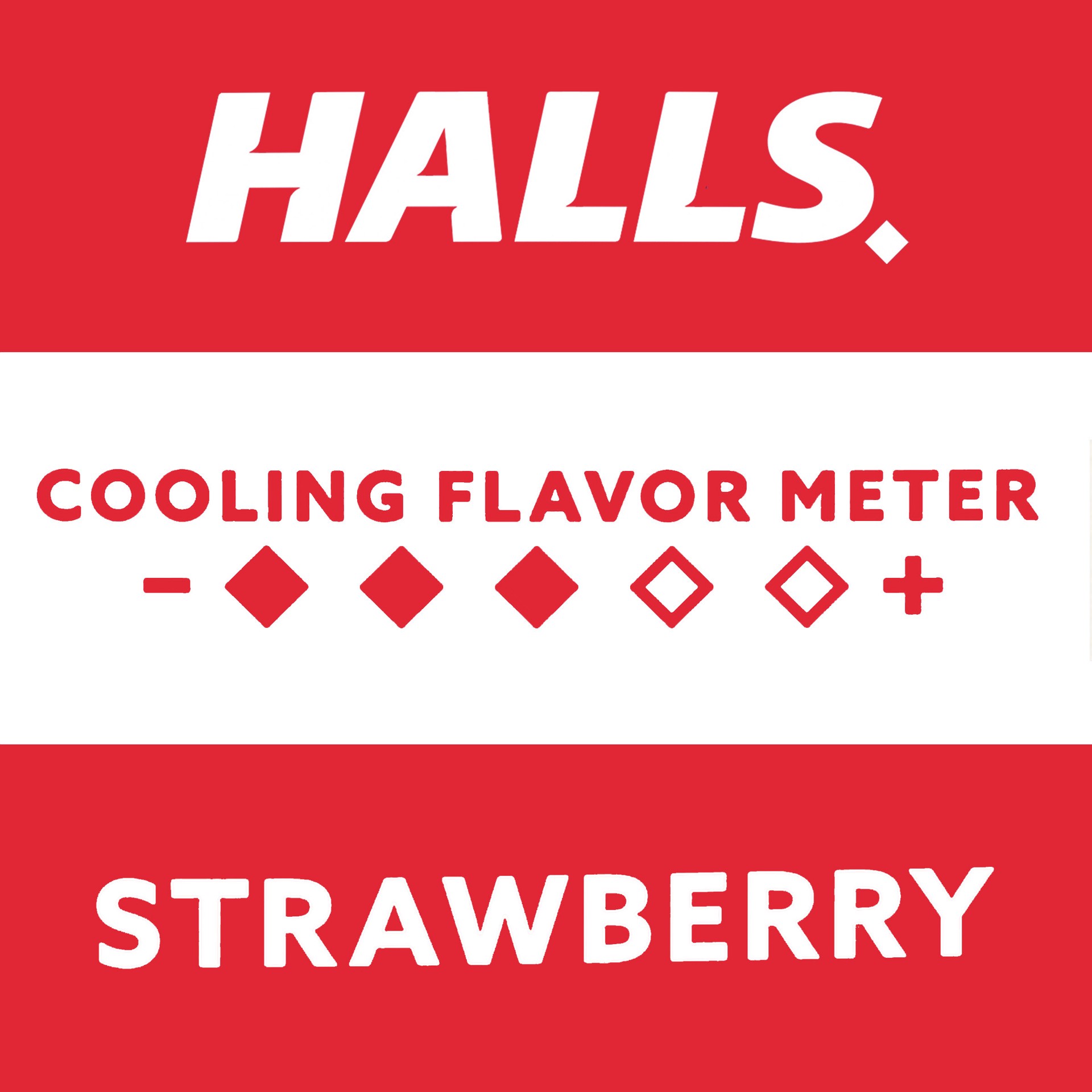 slide 2 of 4, HALLS Relief Strawberry Cough Drops, 9 Drops, 1.16 oz