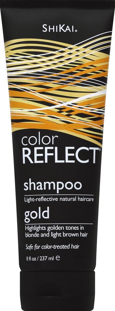 slide 2 of 3, Shikai Gold Color Reflect Shampoo, 8 oz