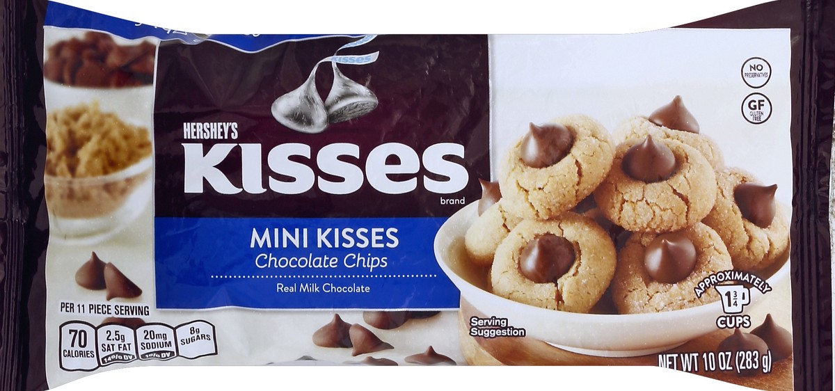 slide 5 of 5, Hershey's Kisses Mini Kisses Milk Chocolates, 10 oz