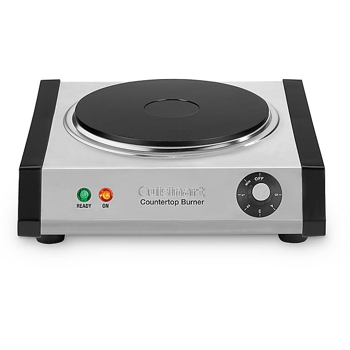 slide 1 of 2, Cuisinart Cast Iron Single Burner - Silver, 1 ct