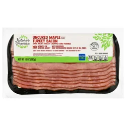 Nature's Promise Maple Uncured Turkey Bacon Sliced