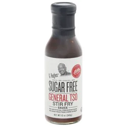 G Hughes Sugar Free Stir Fry General Tso Sauce 12 oz