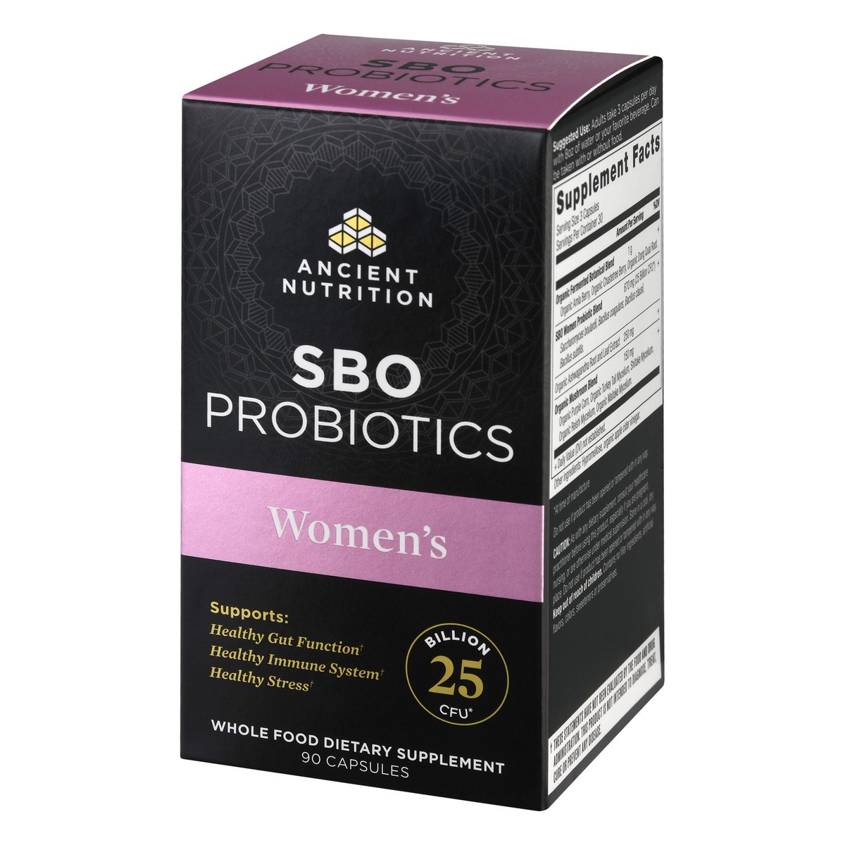 slide 6 of 13, Ancient Nutrition Women's Capsules SBO Probiotics 90 ea, 90 ct