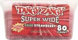Tangyzangy Super Wide Sour Strawberry 80 ea