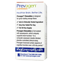 slide 2 of 13, Prevagen Improves Memory Regular Strength Orange Chewable tablets 30ct, 30 ct