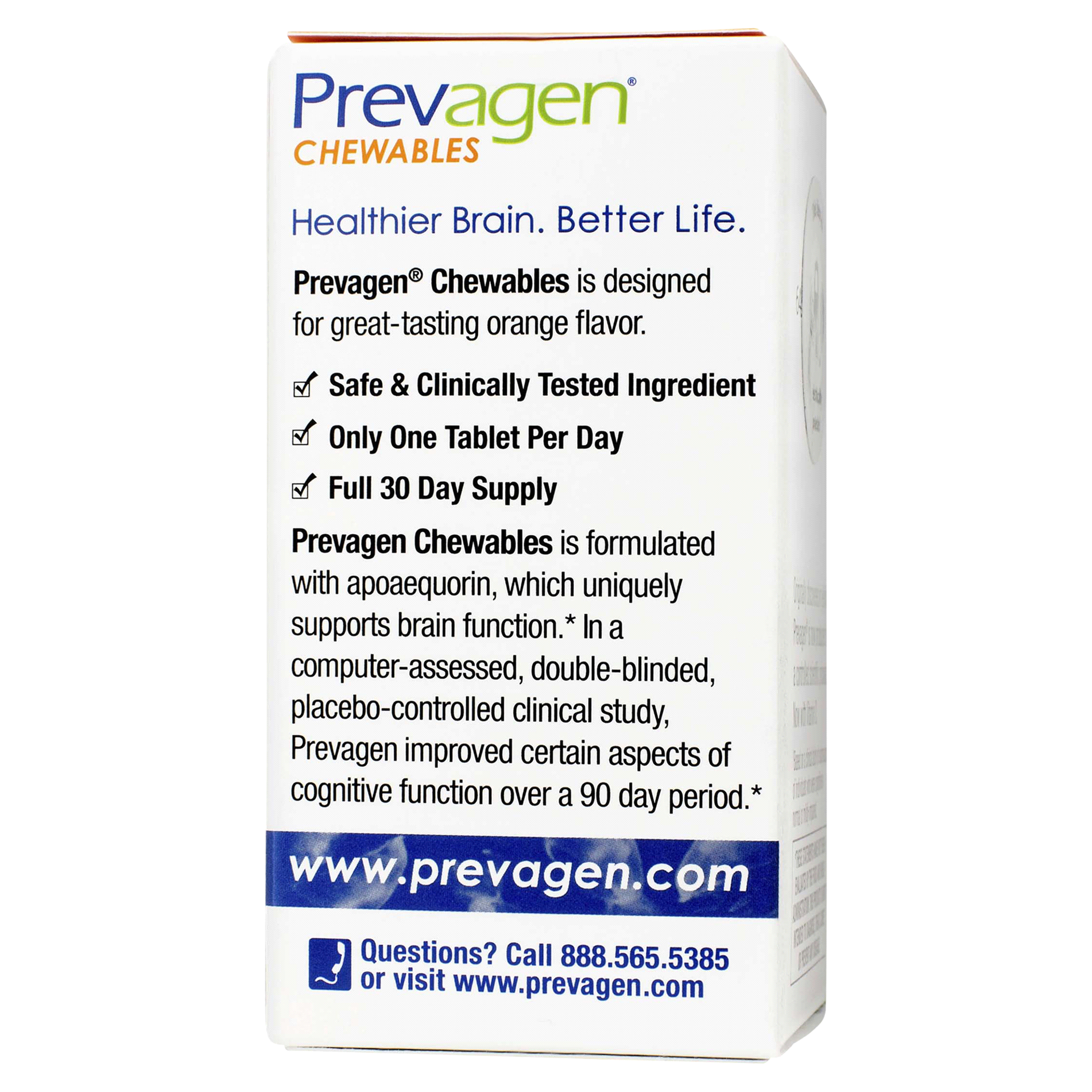 slide 10 of 13, Prevagen Improves Memory Regular Strength Orange Chewable tablets 30ct, 30 ct