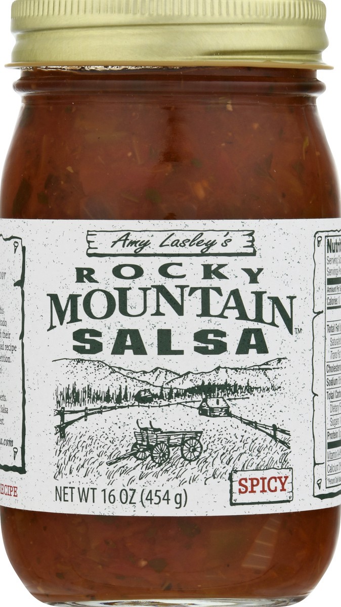 slide 8 of 10, Rocky Mountain Spicy Salsa 16 oz, 