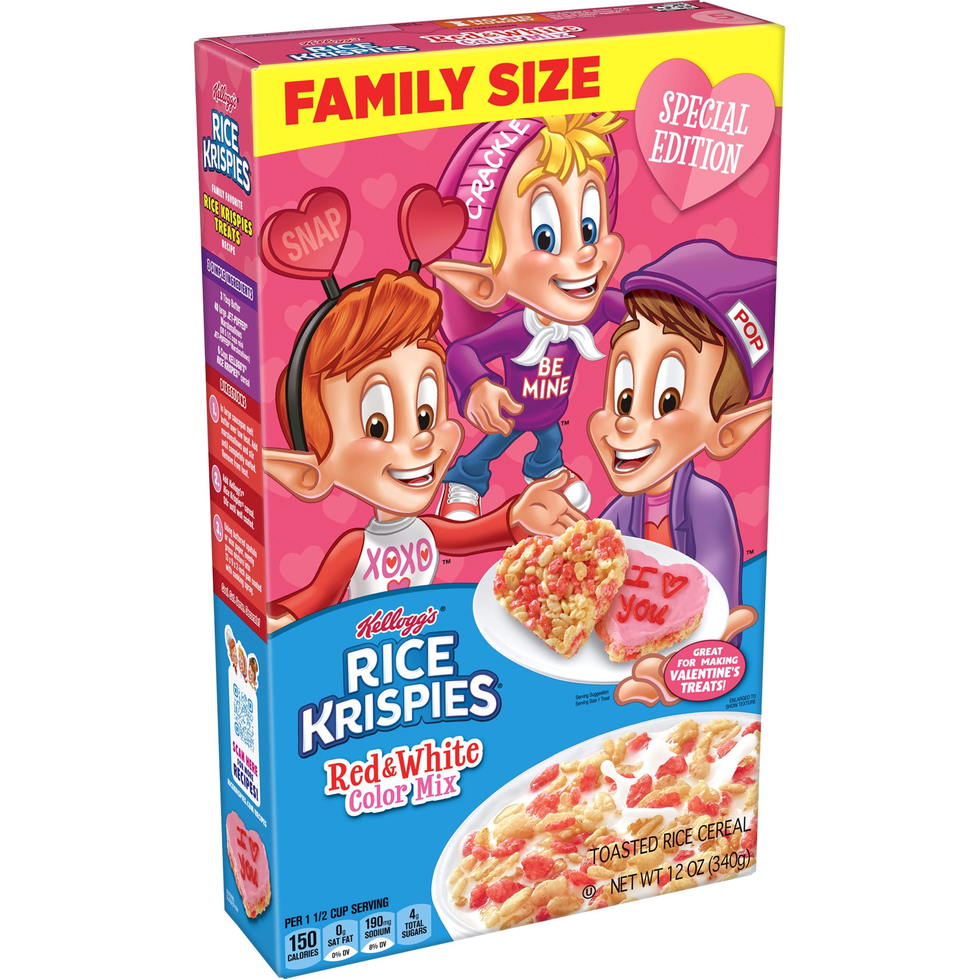 slide 1 of 5, Rice Krispies Valentine's Day Cereal - 12oz, 12 oz