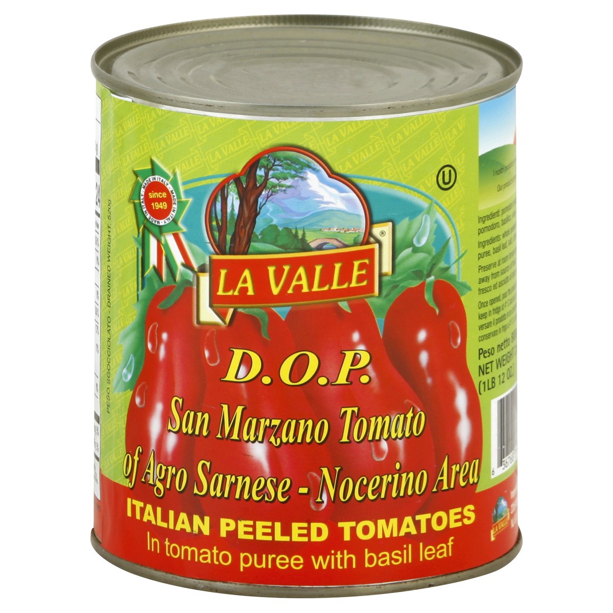 slide 2 of 3, La Valle Italian Peeled Tomatoes, 28 oz