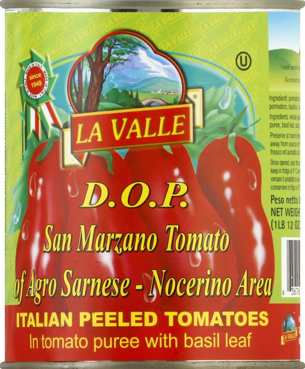 slide 1 of 3, La Valle Italian Peeled Tomatoes, 28 oz