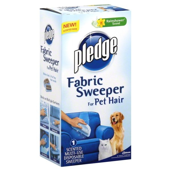 slide 1 of 1, Pledge Fabric Sweeper, for Pet Hair, Rainshower Scent, 1 ct