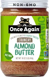 Once Again Almond Butter, Crunchy, Organic