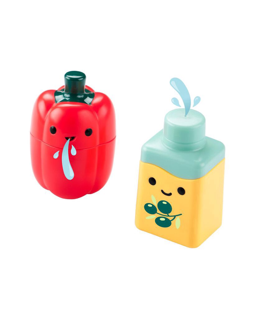 slide 5 of 6, Skiphop Tub-to-Table Café Prep & Serve Salad Bath Toy Set Multi NS, 1 ct