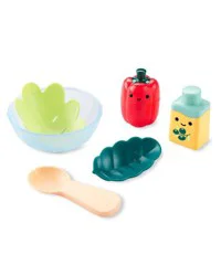 Skiphop Tub-to-Table Café Prep & Serve Salad Bath Toy Set Multi NS
