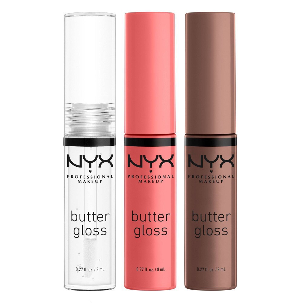 slide 3 of 7, NYX Professional Makeup Butter Lip Gloss Trio Holiday Gift Set - 3pc, 3 ct
