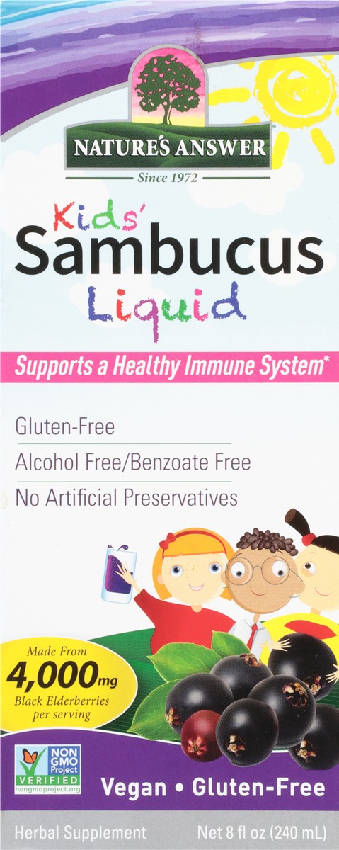 slide 8 of 10, Nature's Answer Sambucus For Kids, 8 fl oz