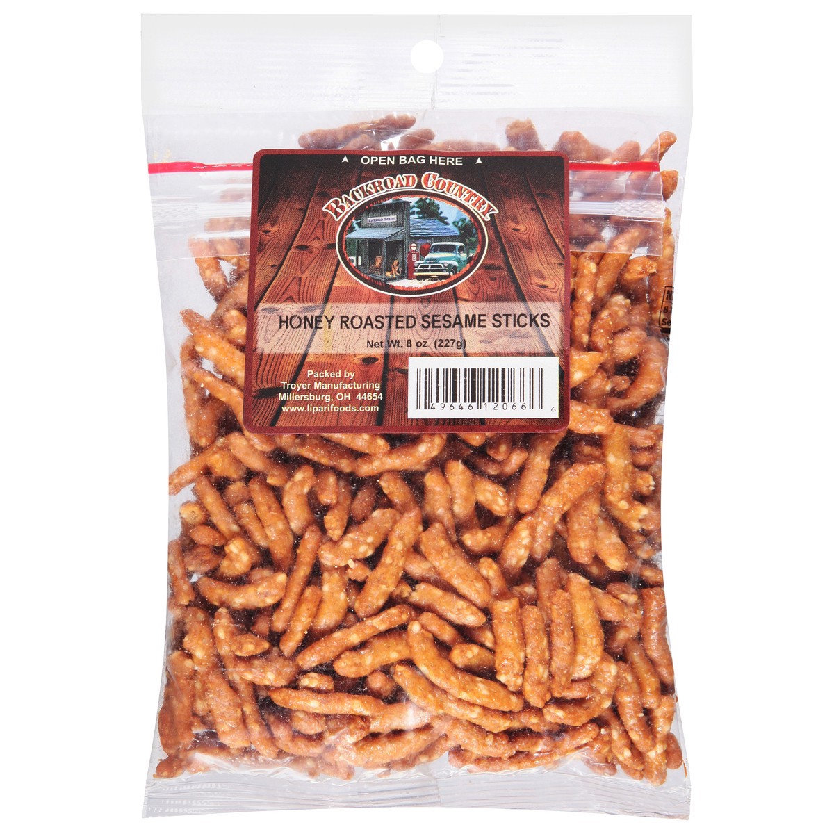 slide 3 of 14, Backroad Country Honey Roasted Sesame Sticks 8 oz, 1 ct