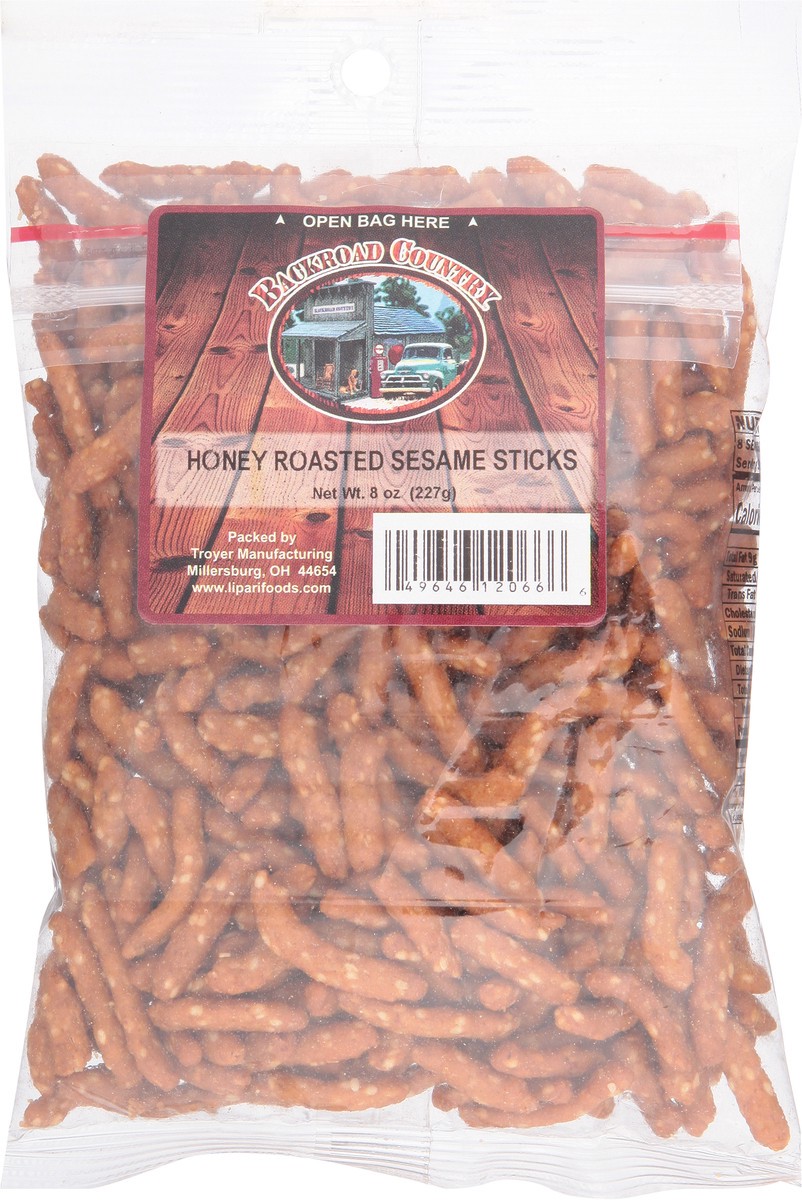 slide 1 of 14, Backroad Country Honey Roasted Sesame Sticks 8 oz, 1 ct